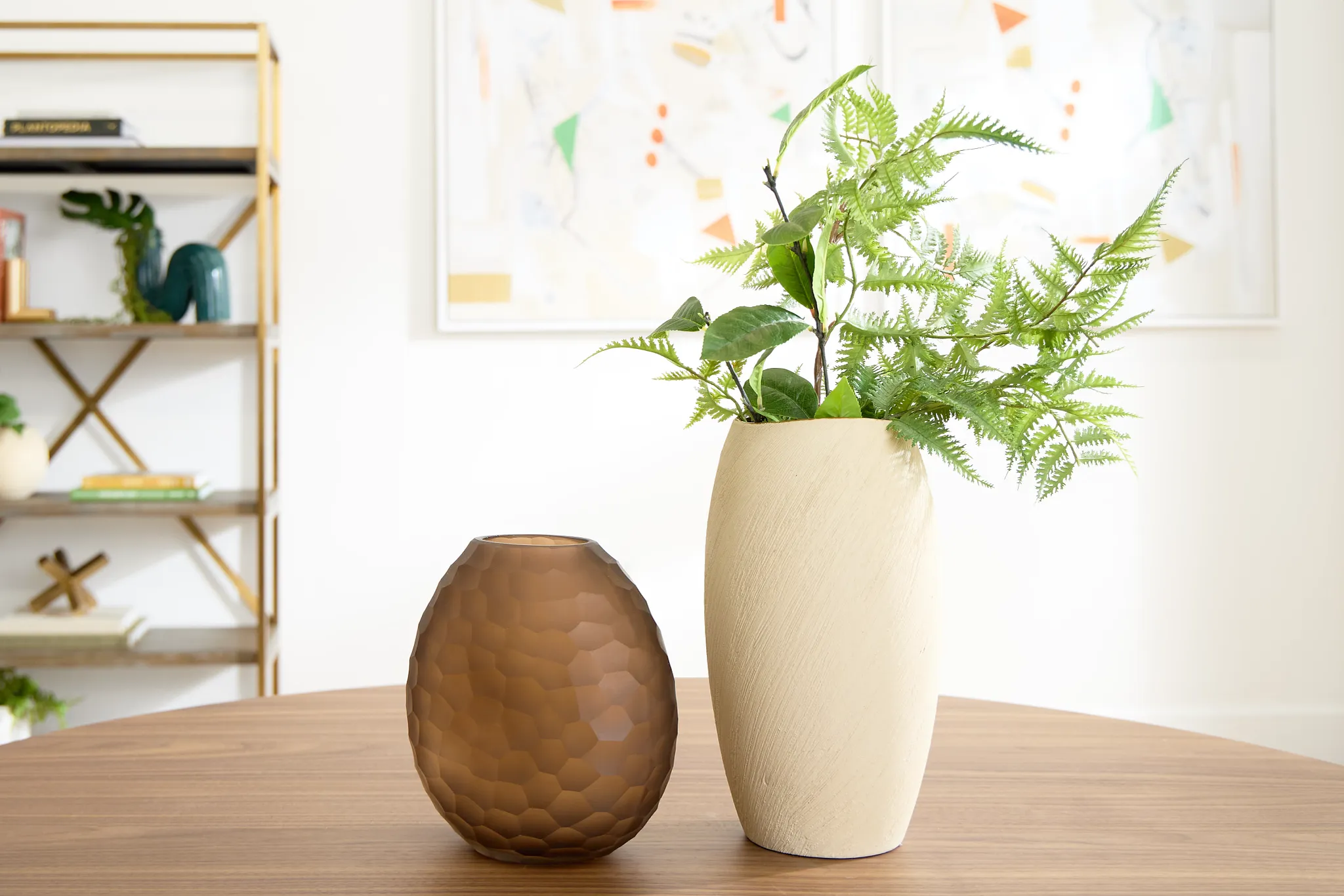 Joliet Brown Large Vase