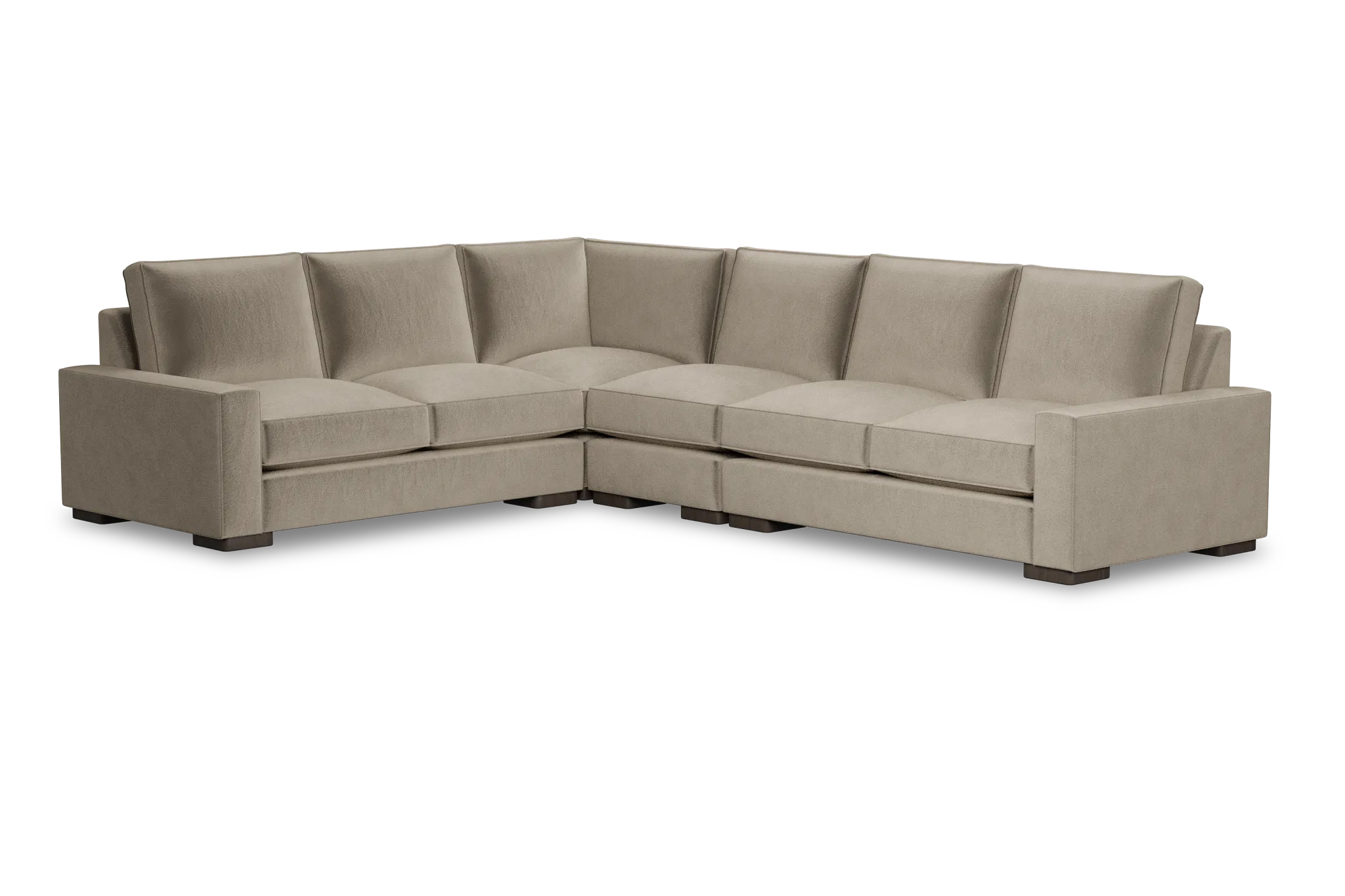 Edgewater Joya Beige Medium Two-arm Sectional