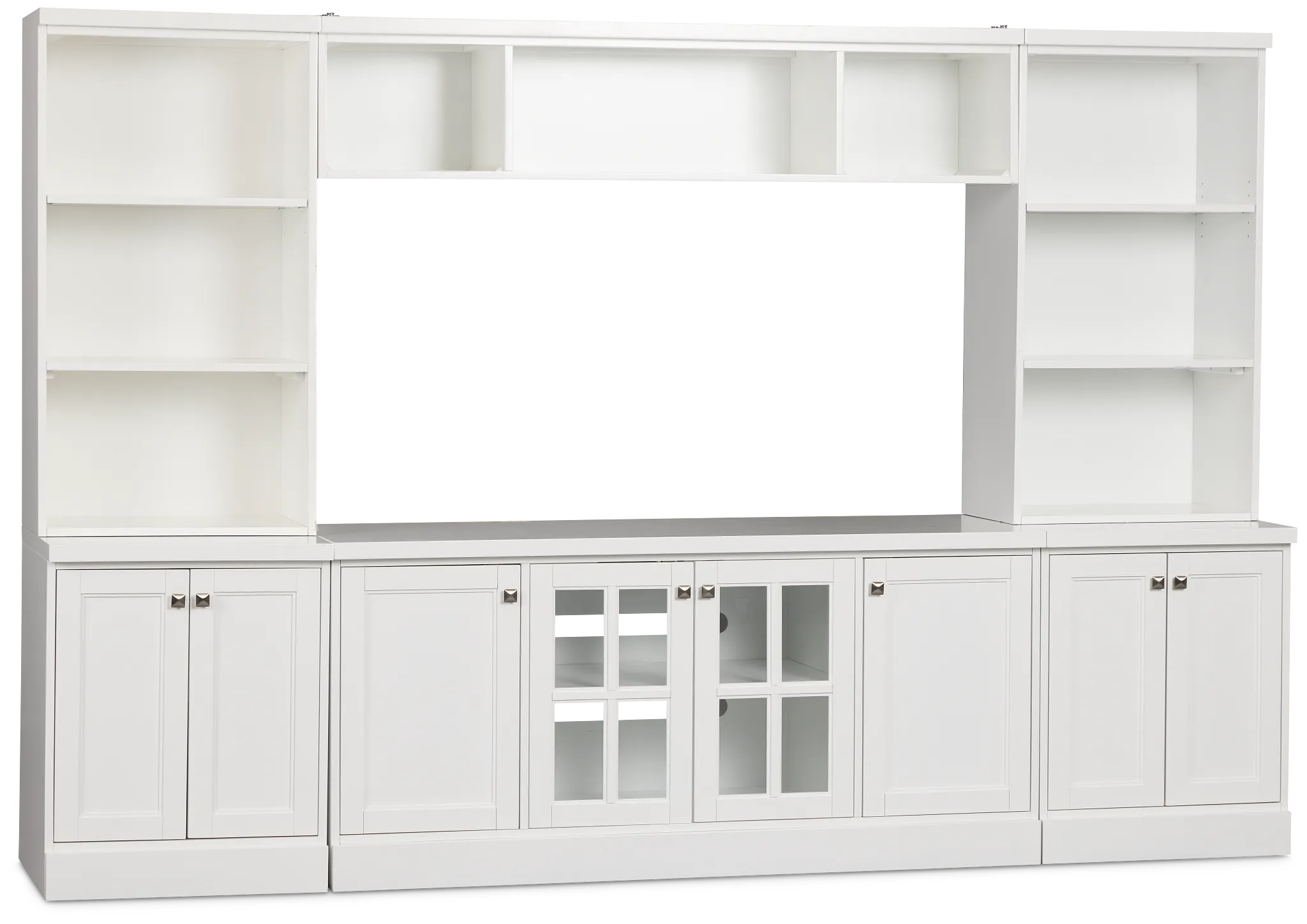 Newport White Door Entertainment Wall