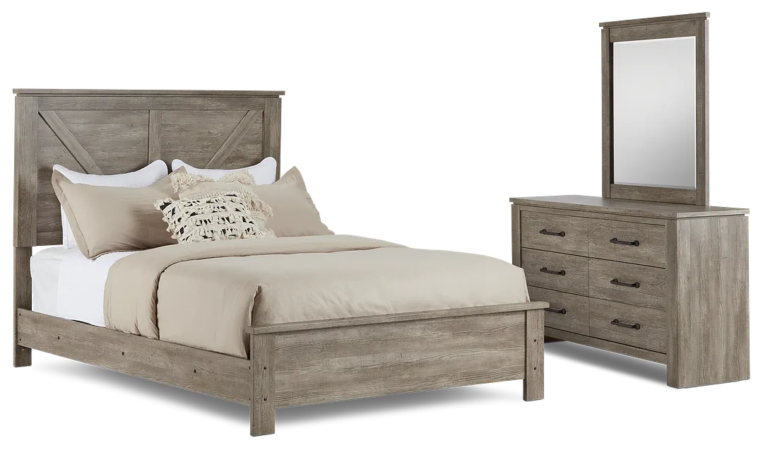 Blueridge Light Tone Panel Bedroom