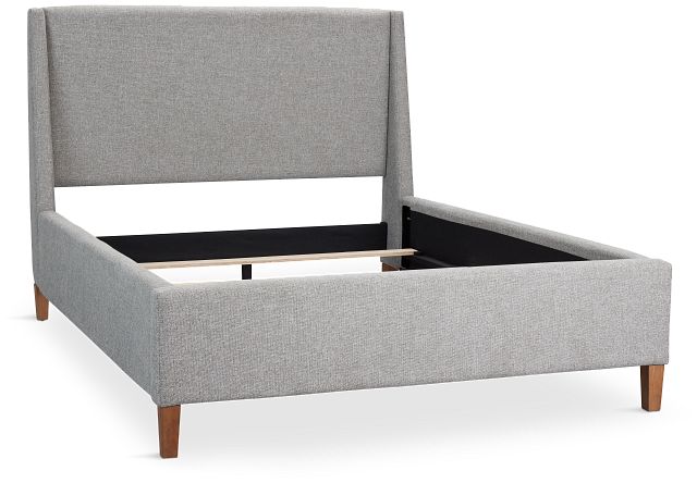 Provo Gray Uph Panel Bed