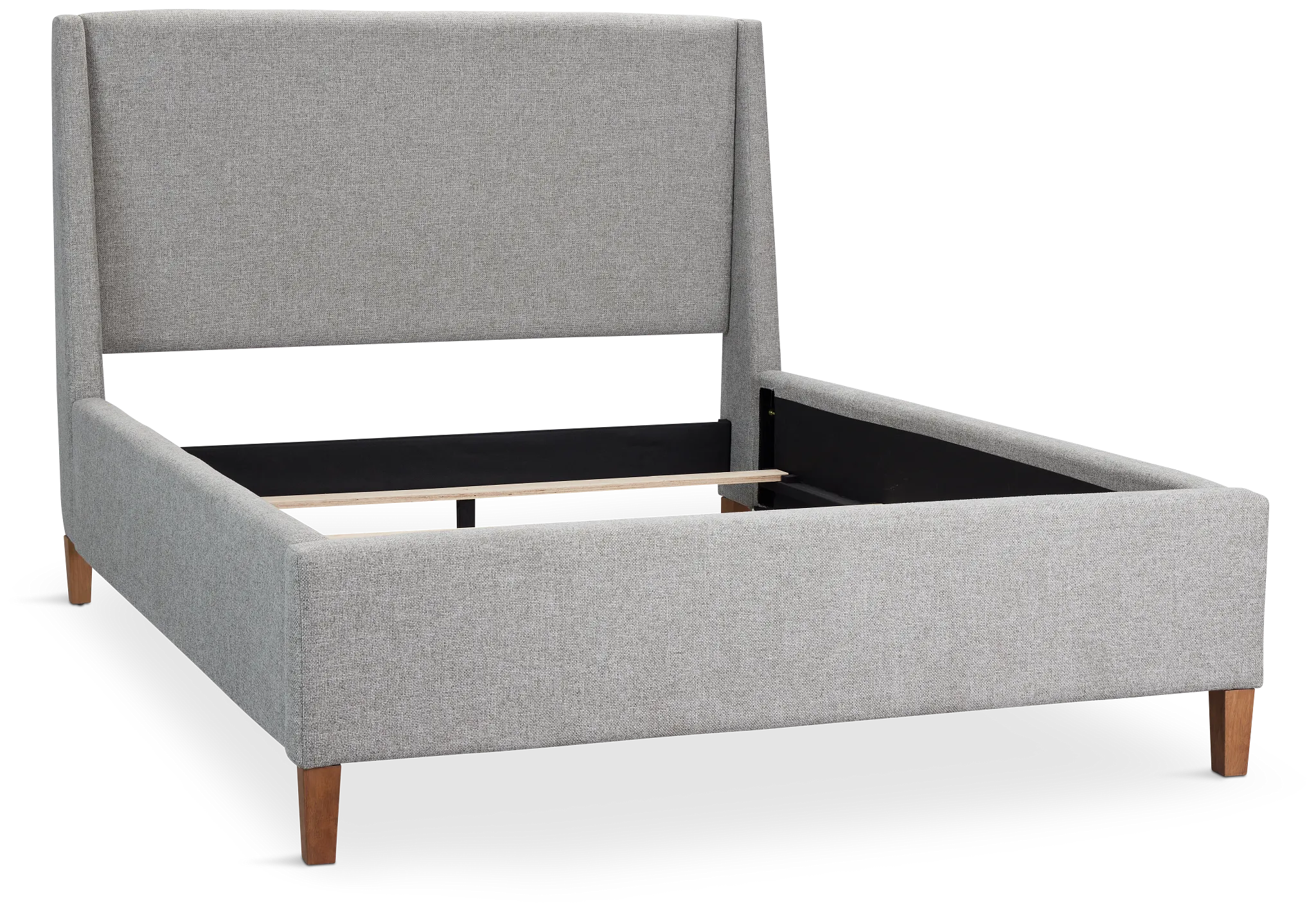 Provo Gray Uph Panel Bed