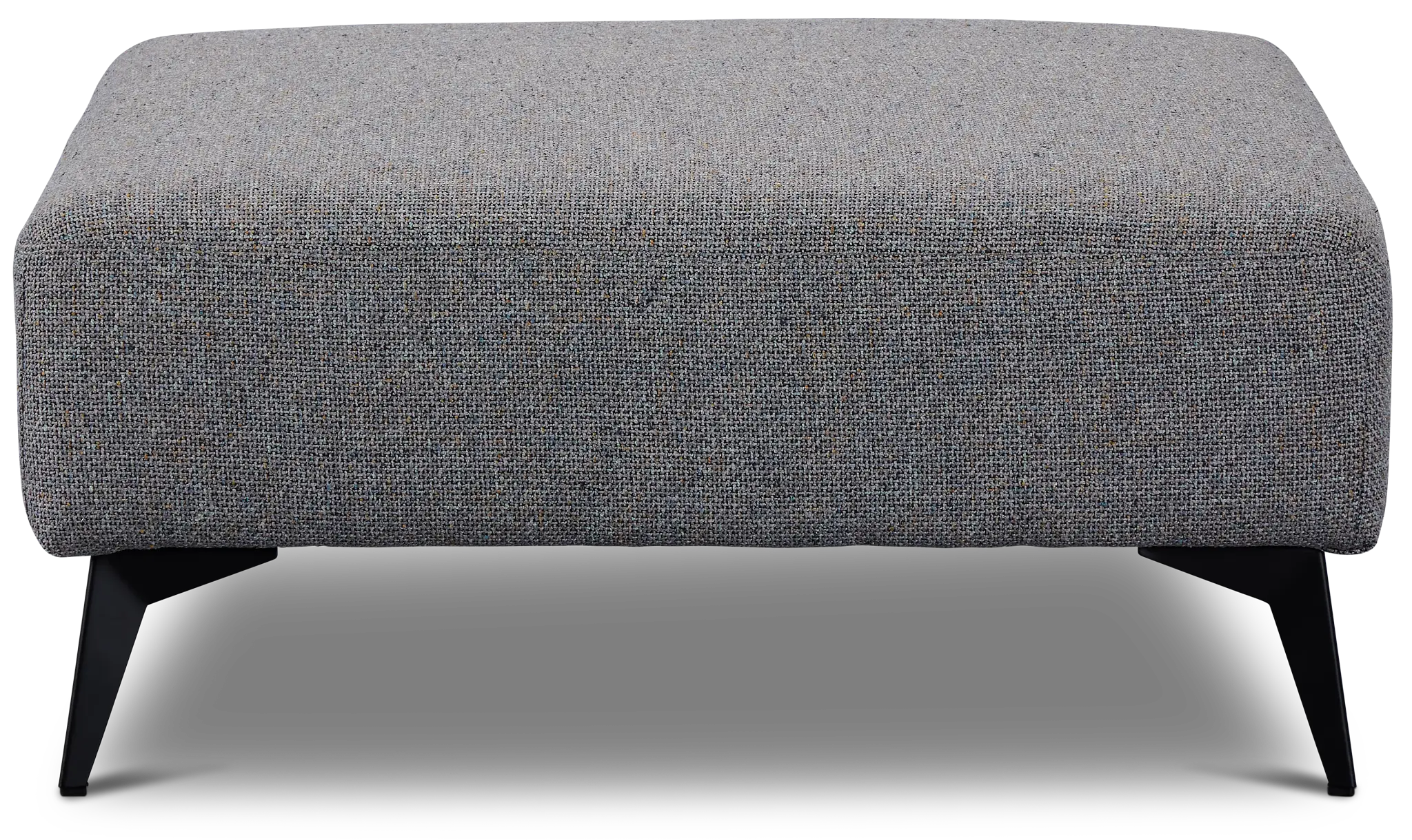 Alina Dark Gray Fabric Ottoman Alina Dark Gray Fabric Ottoman