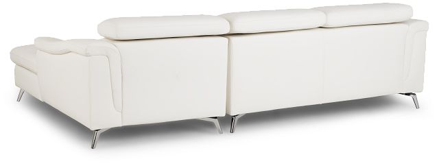 Gunner White Micro Right Chaise Sectional