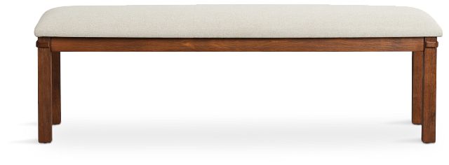 Park City Dark Tone Upholstered Dining Bench