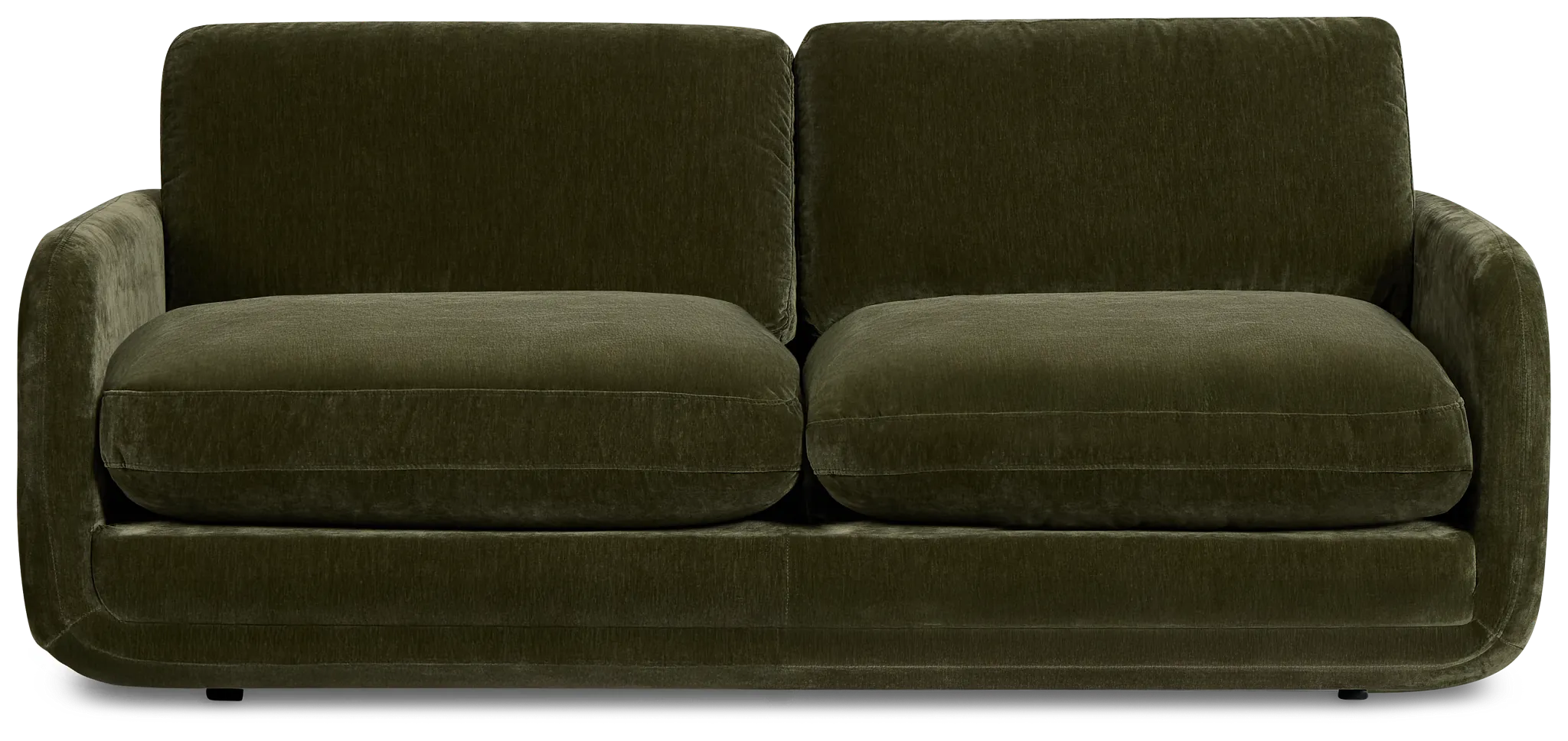 Jules Green Velvet Sofa