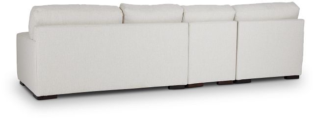 Veronica White Down Small Left Chaise Sectional