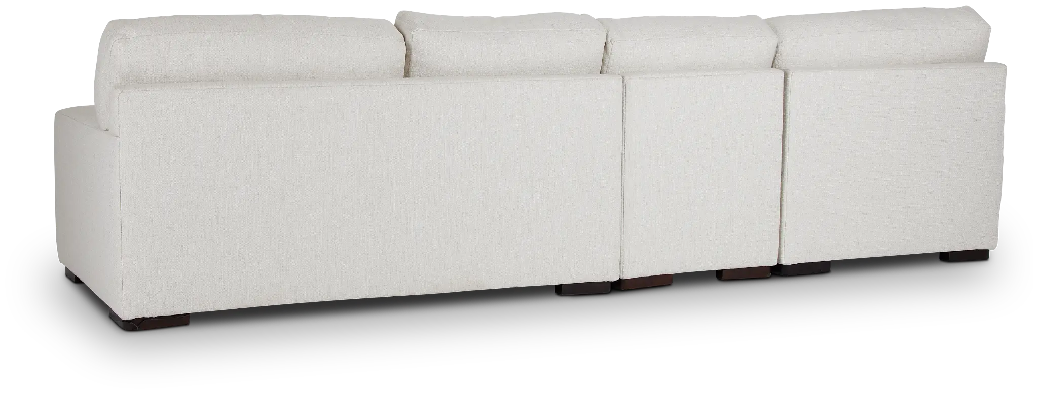 Veronica White Down Small Left Chaise Sectional Veronica White Down Small Left Chaise Sectional