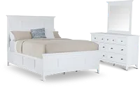Heron Cove White Panel Bedroom