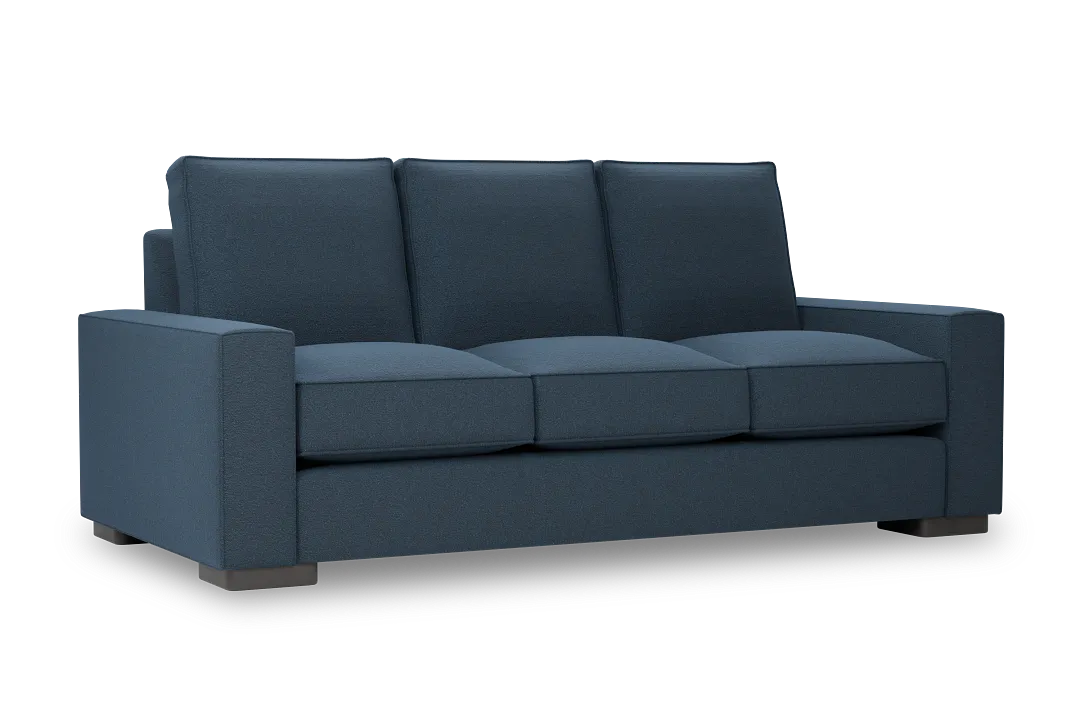 Edgewater Elite Blue 84" Sofa W/ 3 Cushions