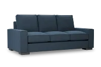 Edgewater Elite Blue 84" Sofa W/ 3 Cushions