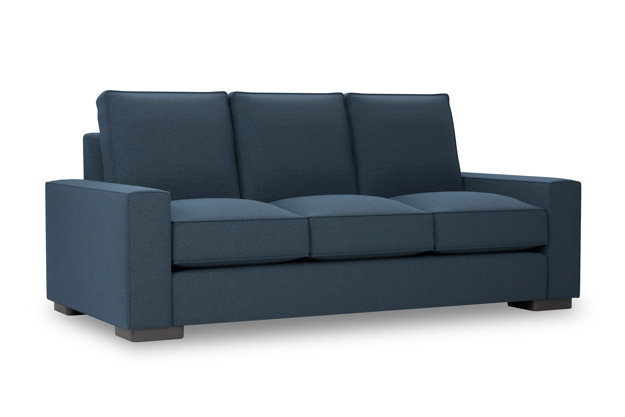 Edgewater Elite Blue 84" Sofa W/ 3 Cushions
