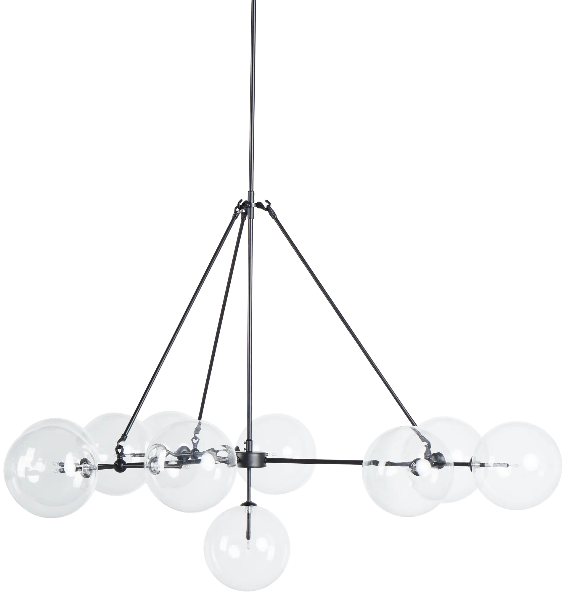 Irve Black Chandelier Irve Black Chandelier