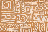 Glyphic Light Brown Lumbar Indoor/outdoor Accent Pillow