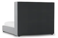 Captiva Revenue Gray 60" Upholstered Shelter Bed