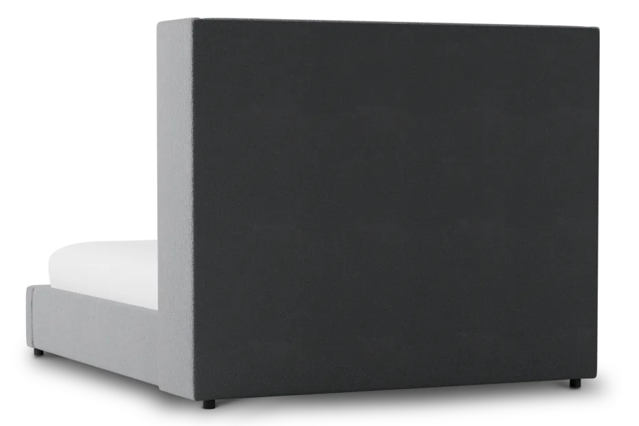 Captiva Revenue Gray 60" Upholstered Shelter Bed