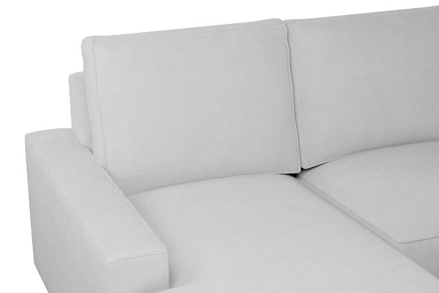 Edgewater Suave White Medium Left Chaise Sectional