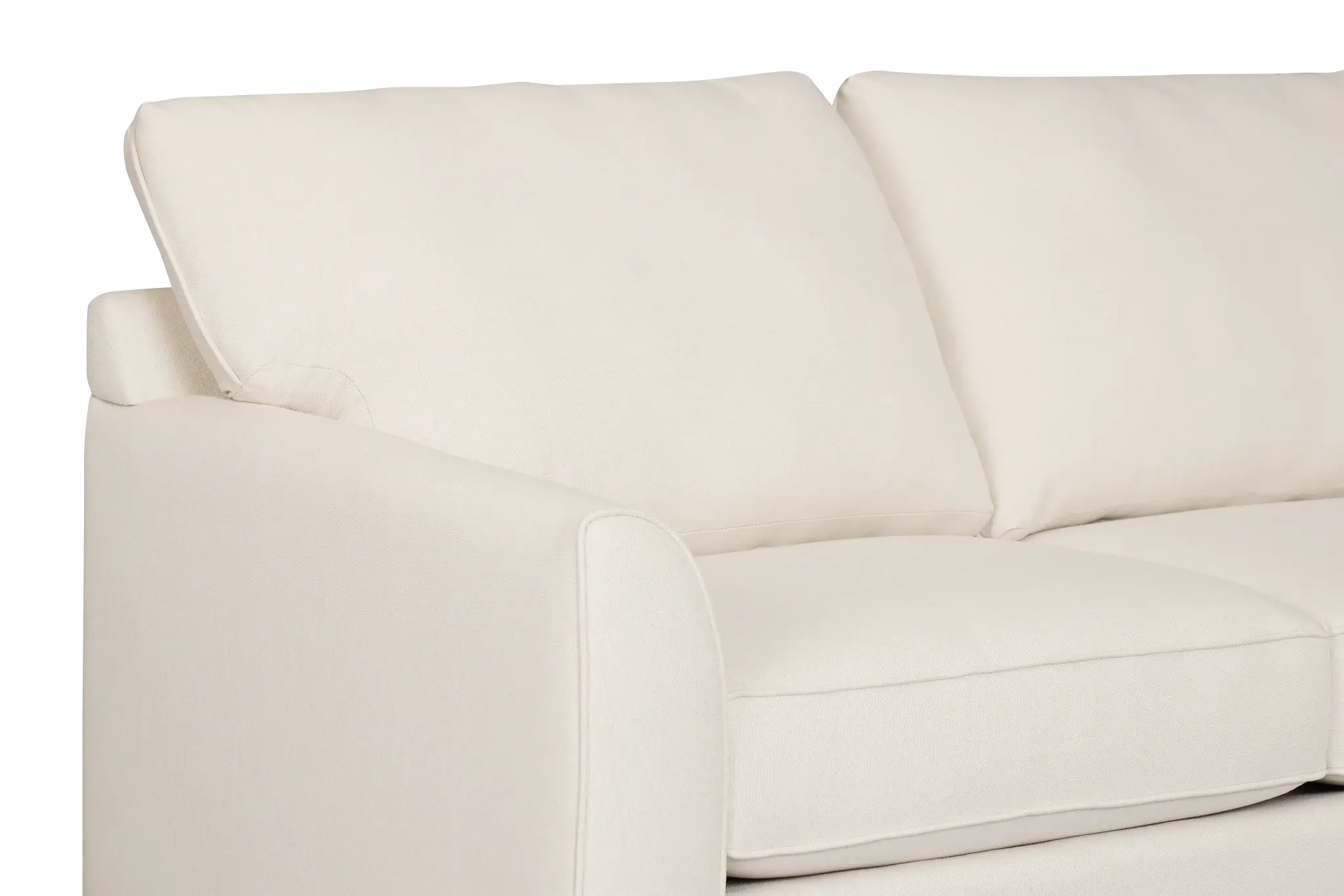Tate Light Beige Fabric Medium 2-arm Left Facing Sleeper Sectional Tate Light Beige Fabric Medium 2-arm Left Facing Sleeper Sectional