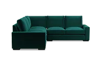 Edgewater Joya Green Small Two-arm Sectional
