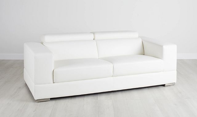 Maxwell White Micro Sofa (0)