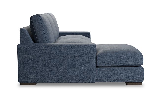 Edgewater Victory Dark Blue Left Chaise Sectional