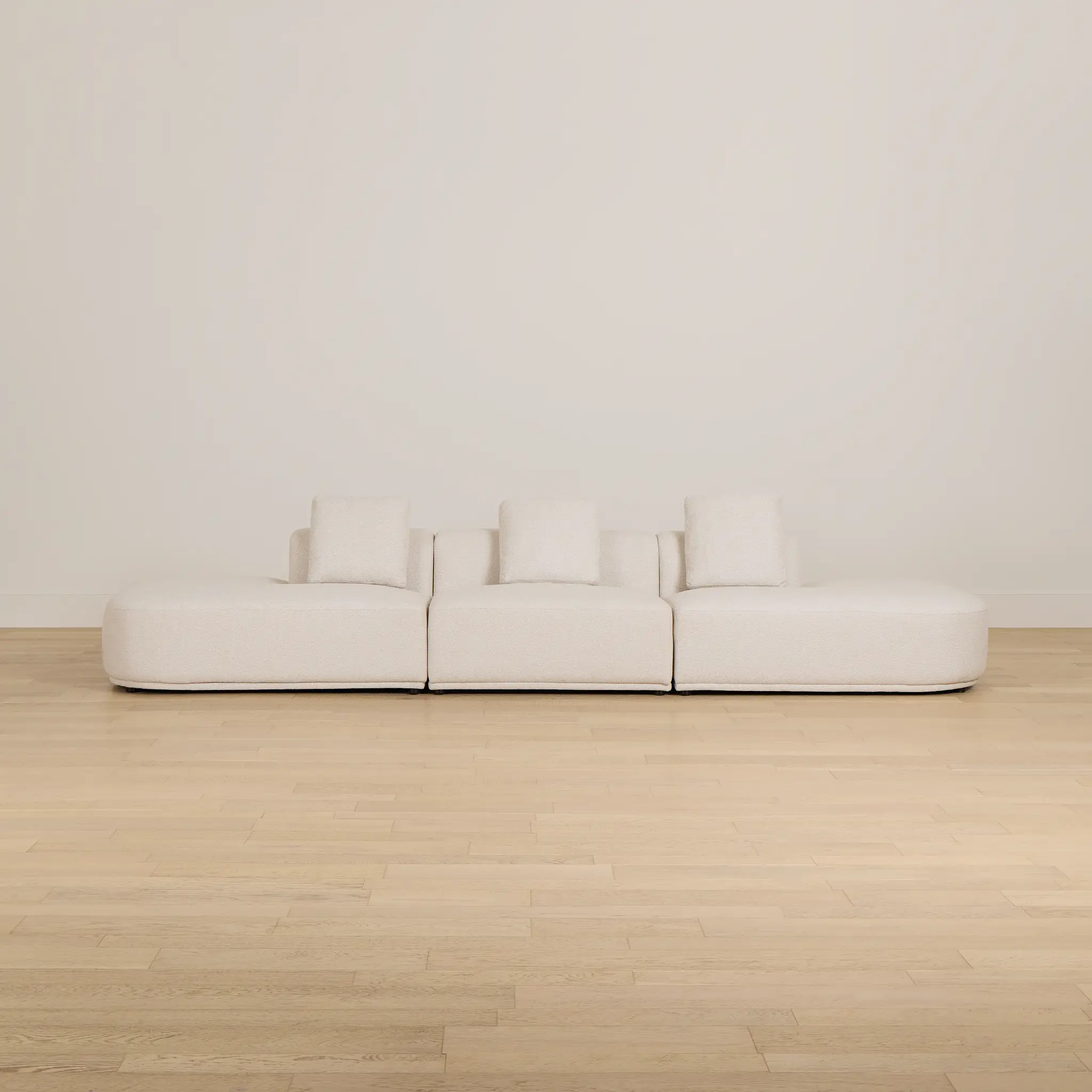 Catalina Beige Fabric 3-piece Modular Sofa Catalina Beige Fabric 3-piece Modular Sofa