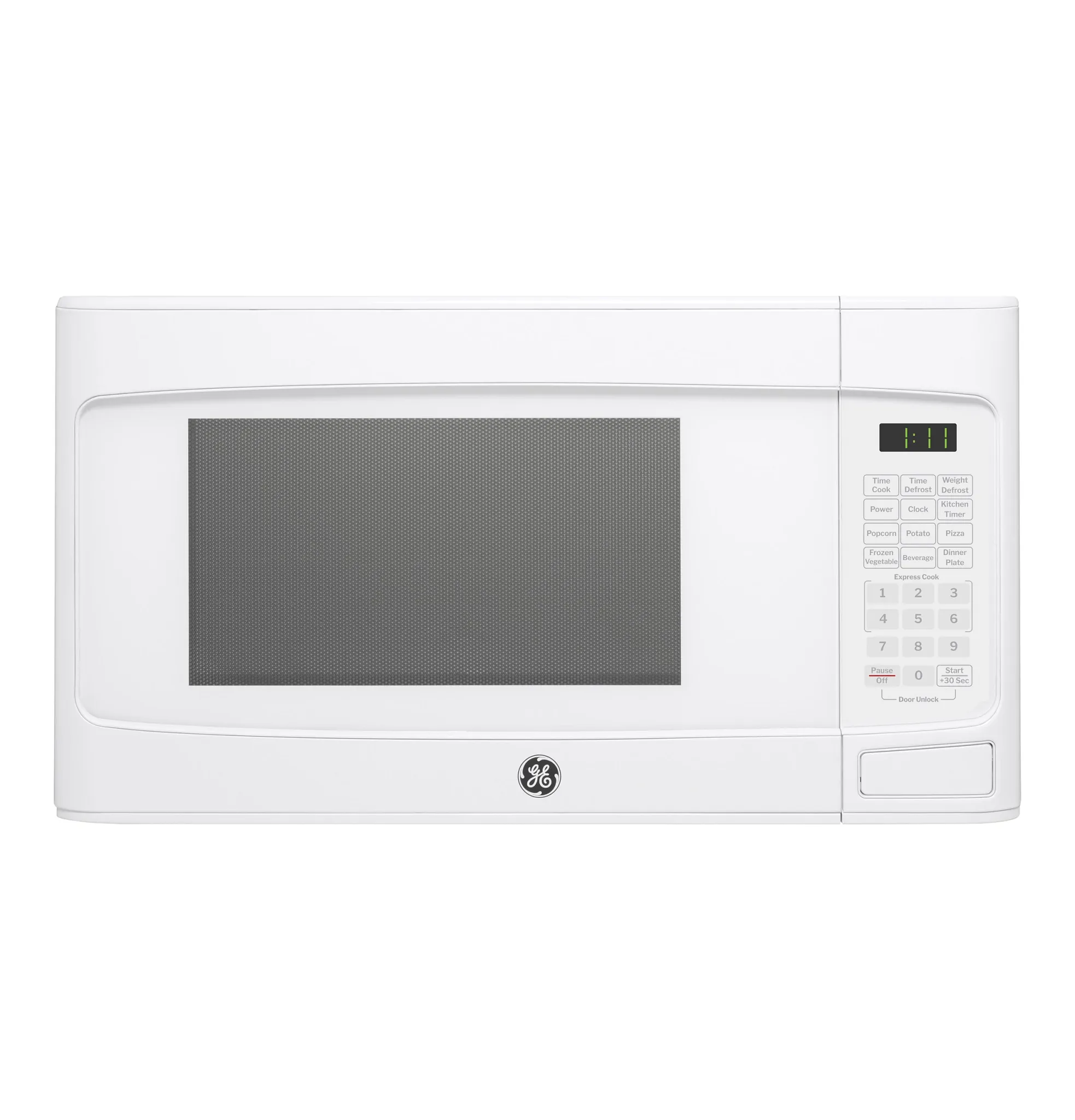 Ge Profile 11 Series White Countertop Microwave
