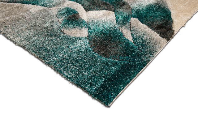 Aventura Teal 8x10 Area Rug