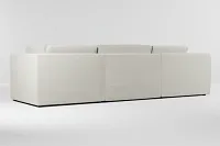Destin Elite Ivory Fabric 3-piece Modular Sofa