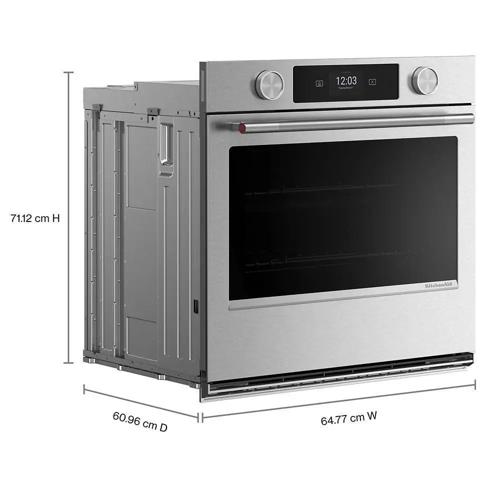 Kitchenaid 727 Series Stainless Steel Single Electric Oven Kitchenaid 727 Series Stainless Steel Single Electric Oven