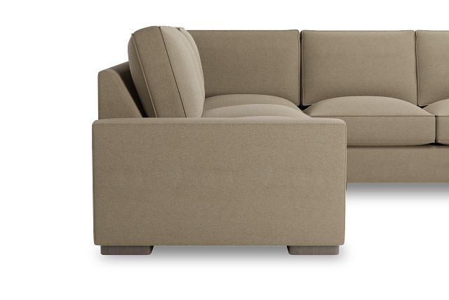Edgewater Elite Taupe Small Two-arm Sectional