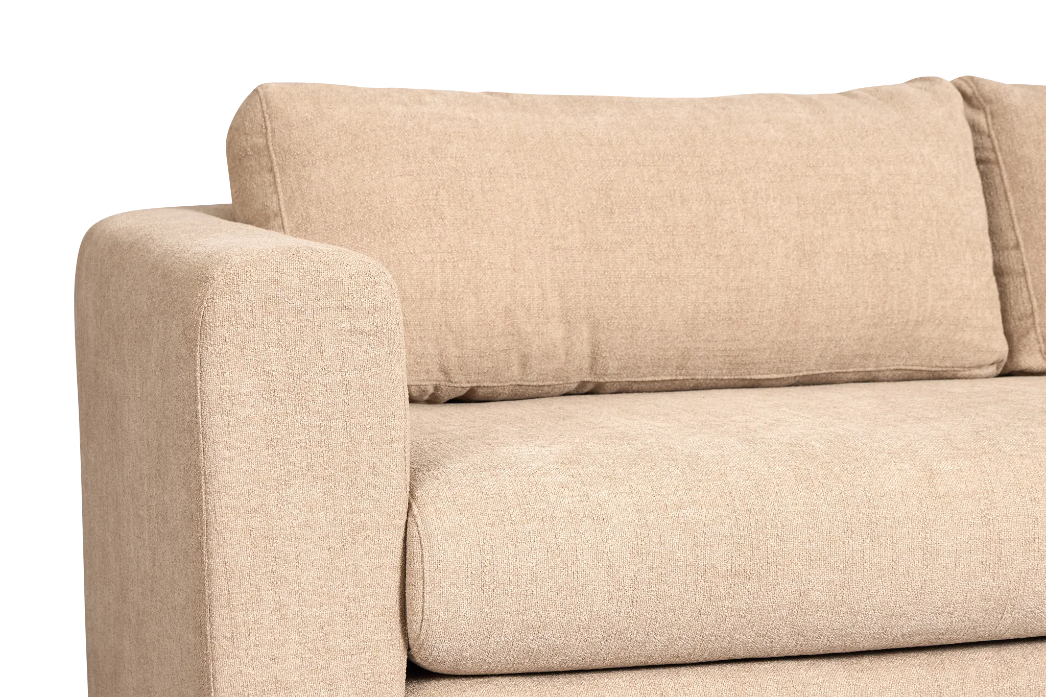 Alma Taupe Fabric Sofa