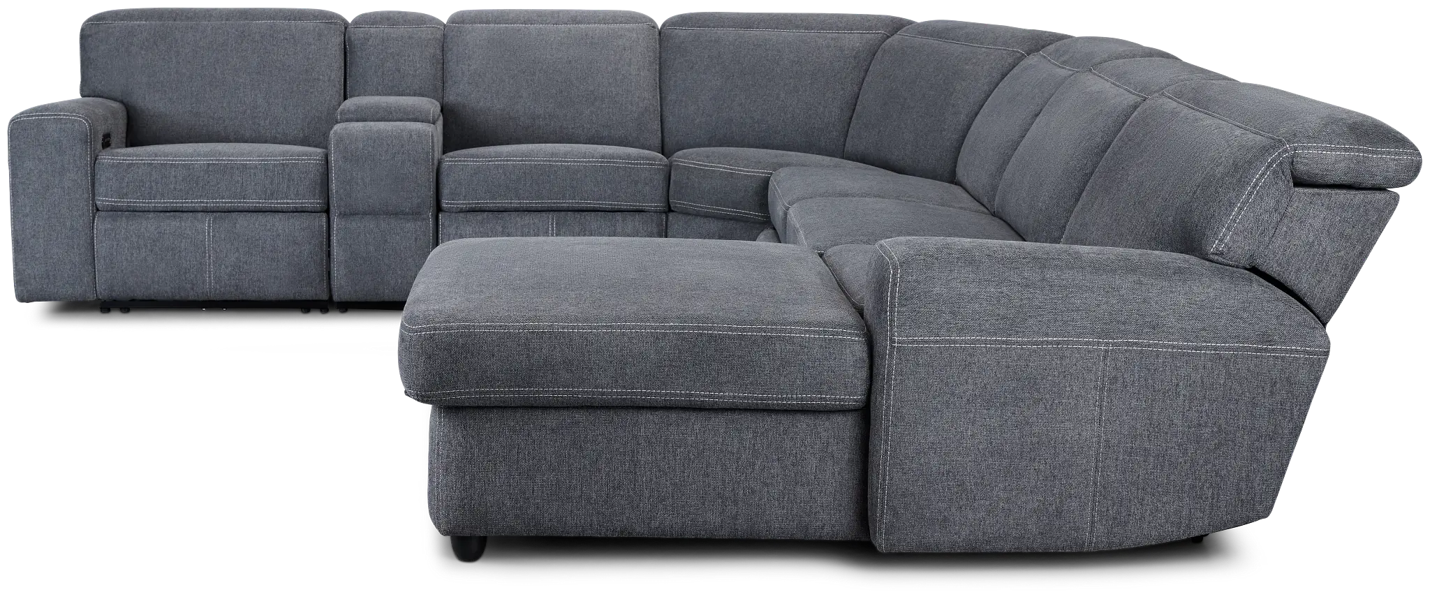 Callum Dark Gray Storage Medium Right Triple Power Chaise Sleeper Sectional Callum Dark Gray Storage Medium Right Triple Power Chaise Sleeper Sectional