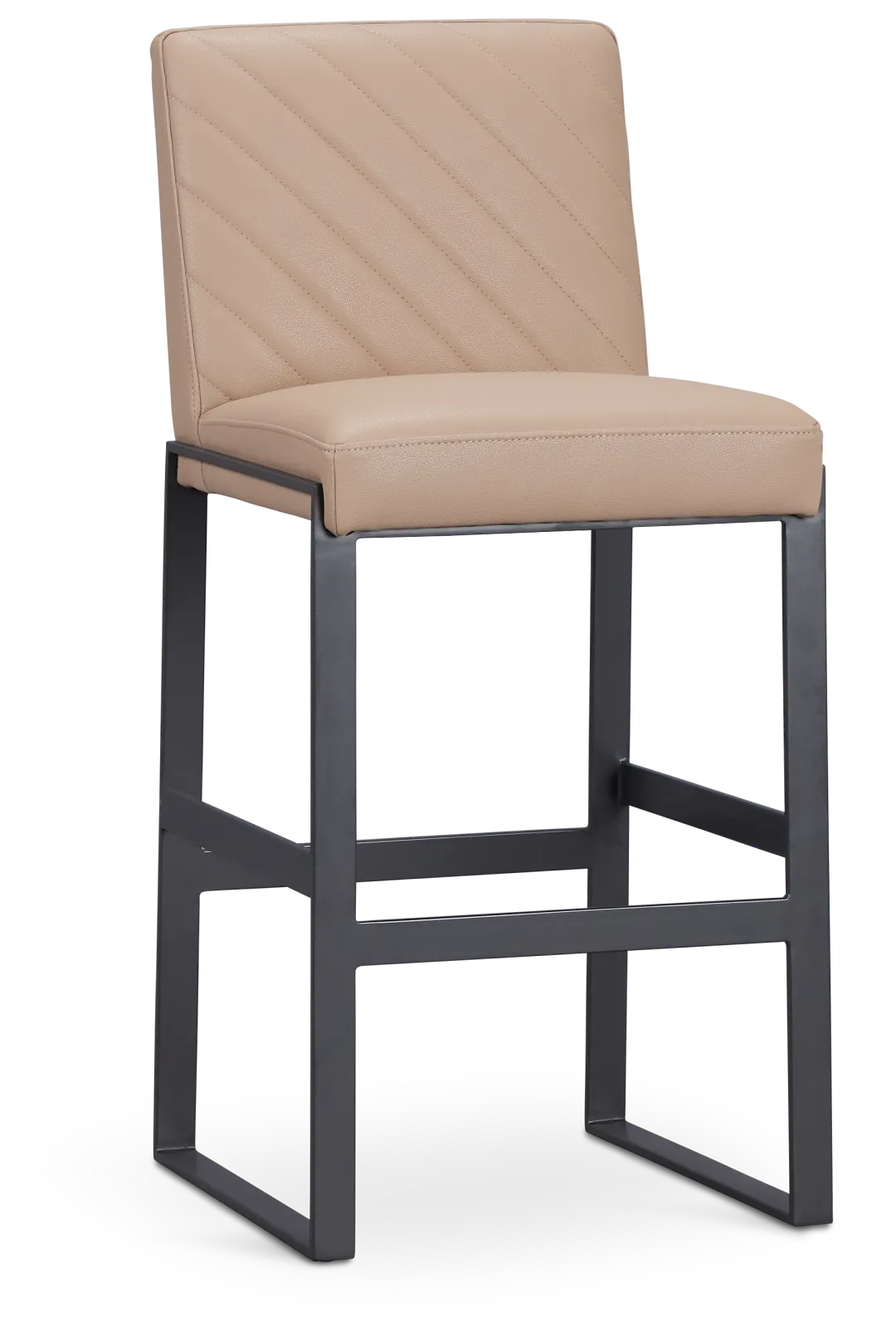 Harlem Taupe 30" Upholstered Barstool