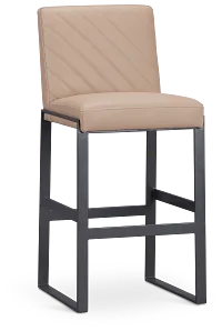 Harlem Taupe 30" Upholstered Barstool