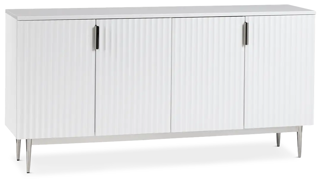 Surge White Four-door Cabinet Surge White Four-door Cabinet