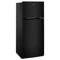 Whirlpool 518 Series Black Top Freezer Refrigerator