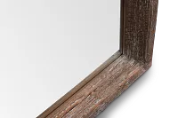 Iona Brown Wood Floor Mirror