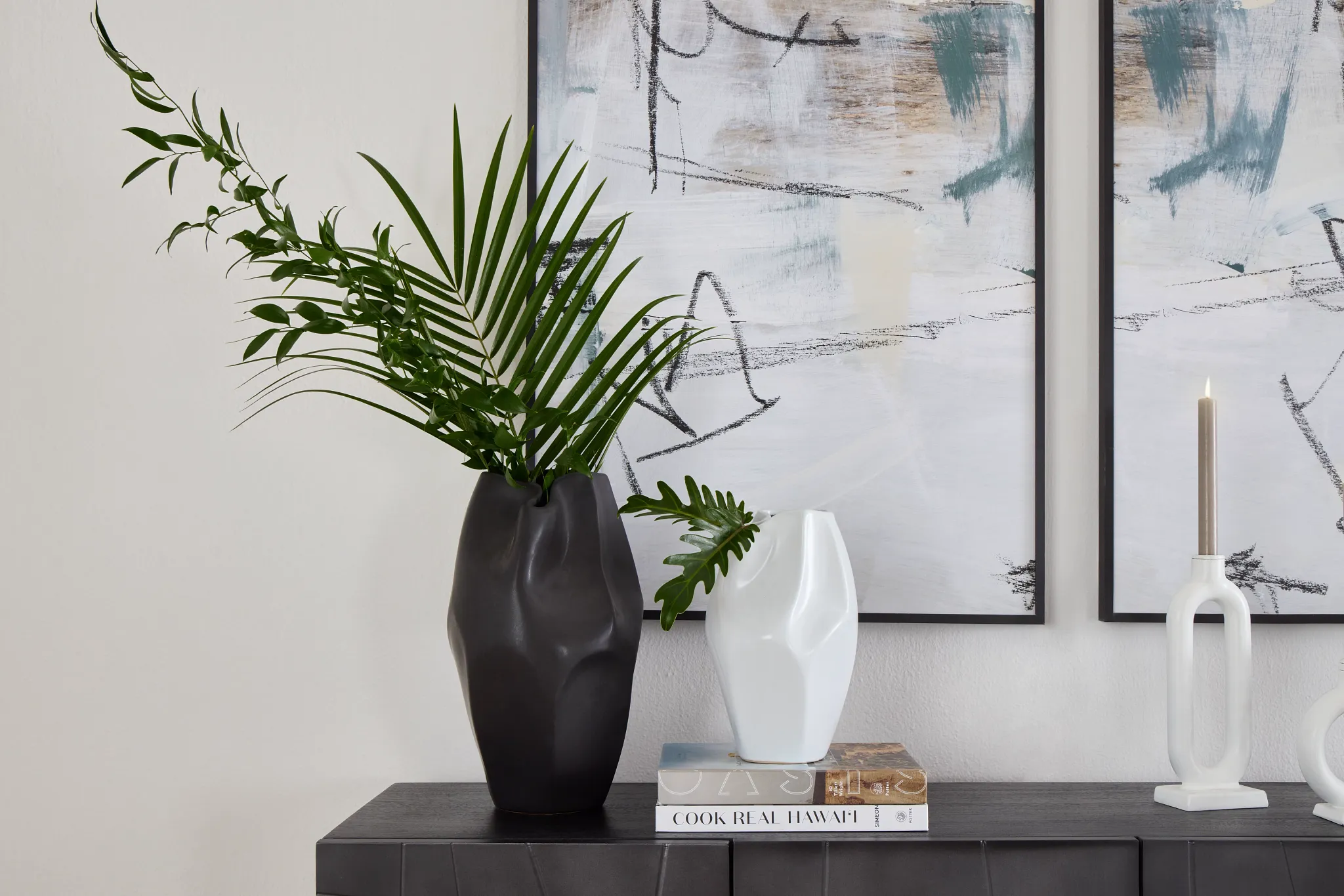 Natalie White Framed Wall Art