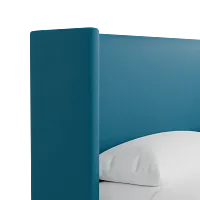 Captiva Joya Teal 48" Upholstered Shelter Bed