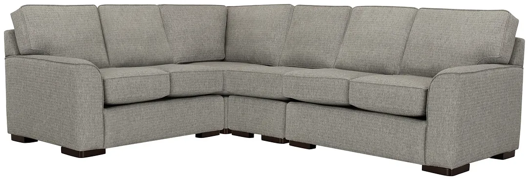 Austin Gray Fabric Medium Two-arm Sectional