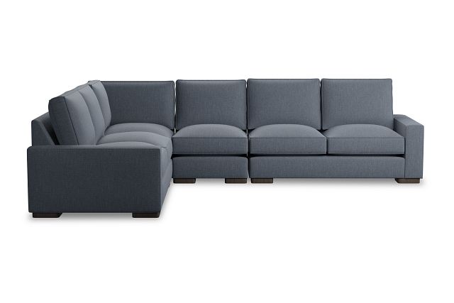 Edgewater Victory Dark Blue Medium Two-arm Sectional