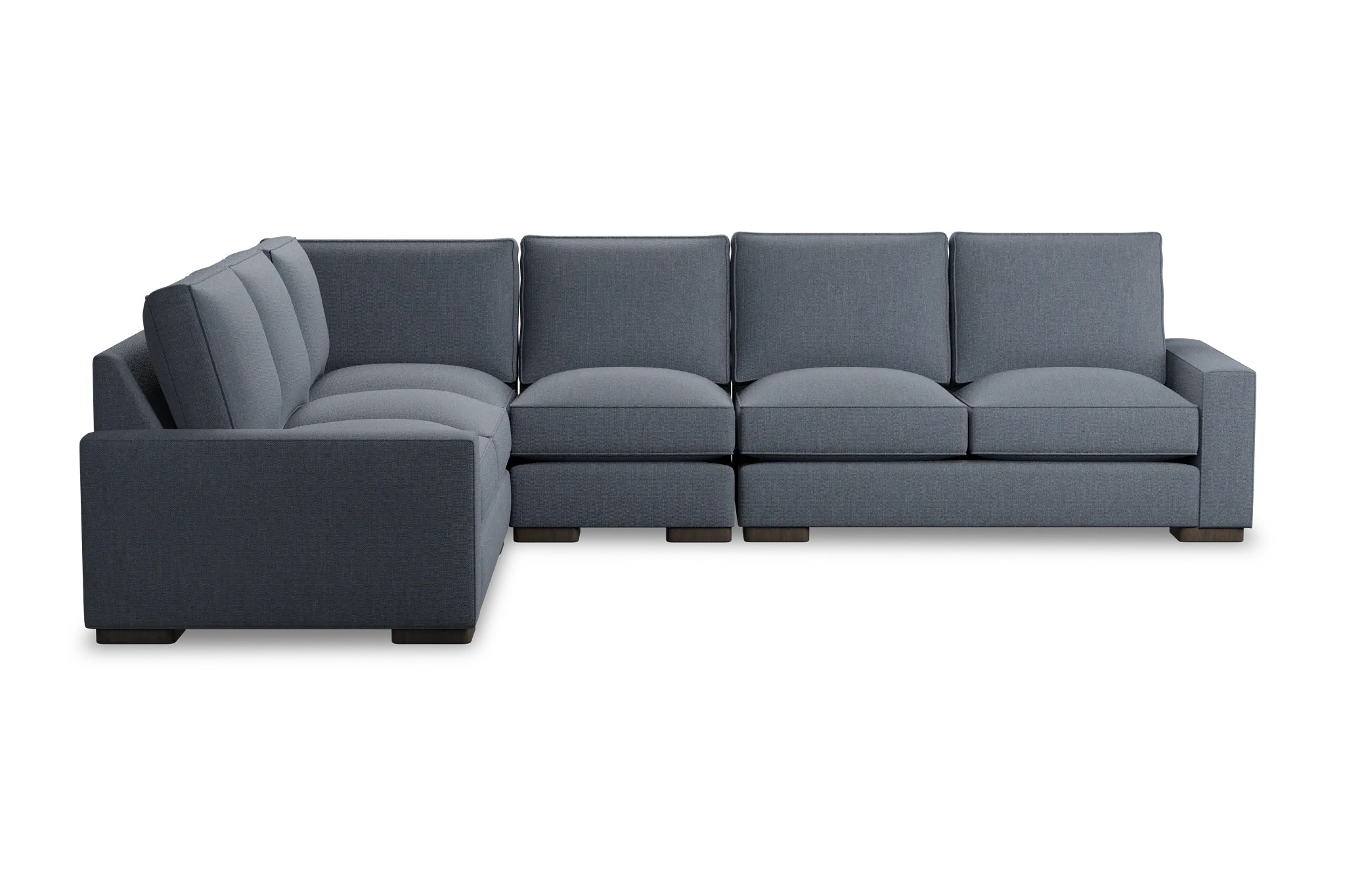 Edgewater Victory Dark Blue Medium Two-arm Sectional
