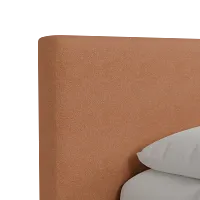 Grayton Sutton Orange 44" Upholstered Platform Bed