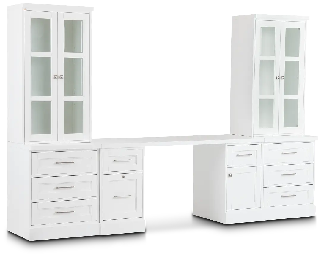 Newport White Drawer Wall Desk Newport White Drawer Wall Desk