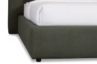 Grayton Sutton Green 54" Upholstered Platform Bed