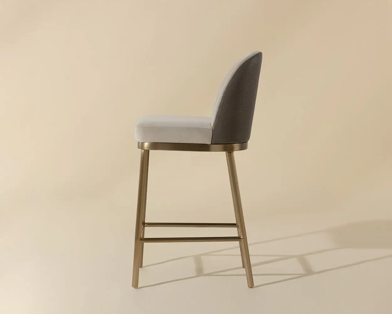Daphne Taupe 24" Upholstered Barstool Daphne Taupe 24" Upholstered Barstool