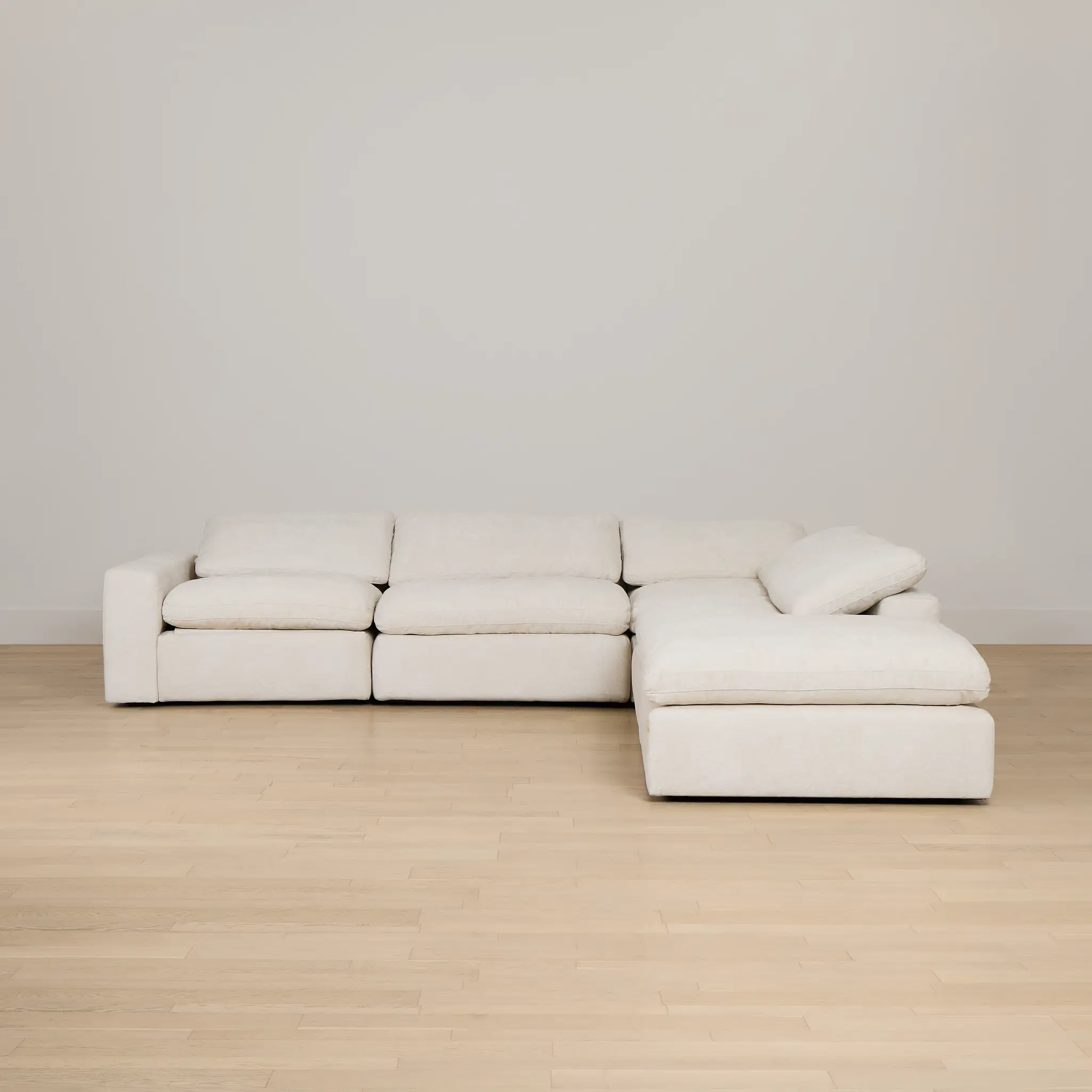 Drift Light Beige Fabric Medium Right Bumper Power Sectional Drift Light Beige Fabric Medium Right Bumper Power Sectional