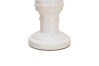 Eme White Stripe Candle Holder