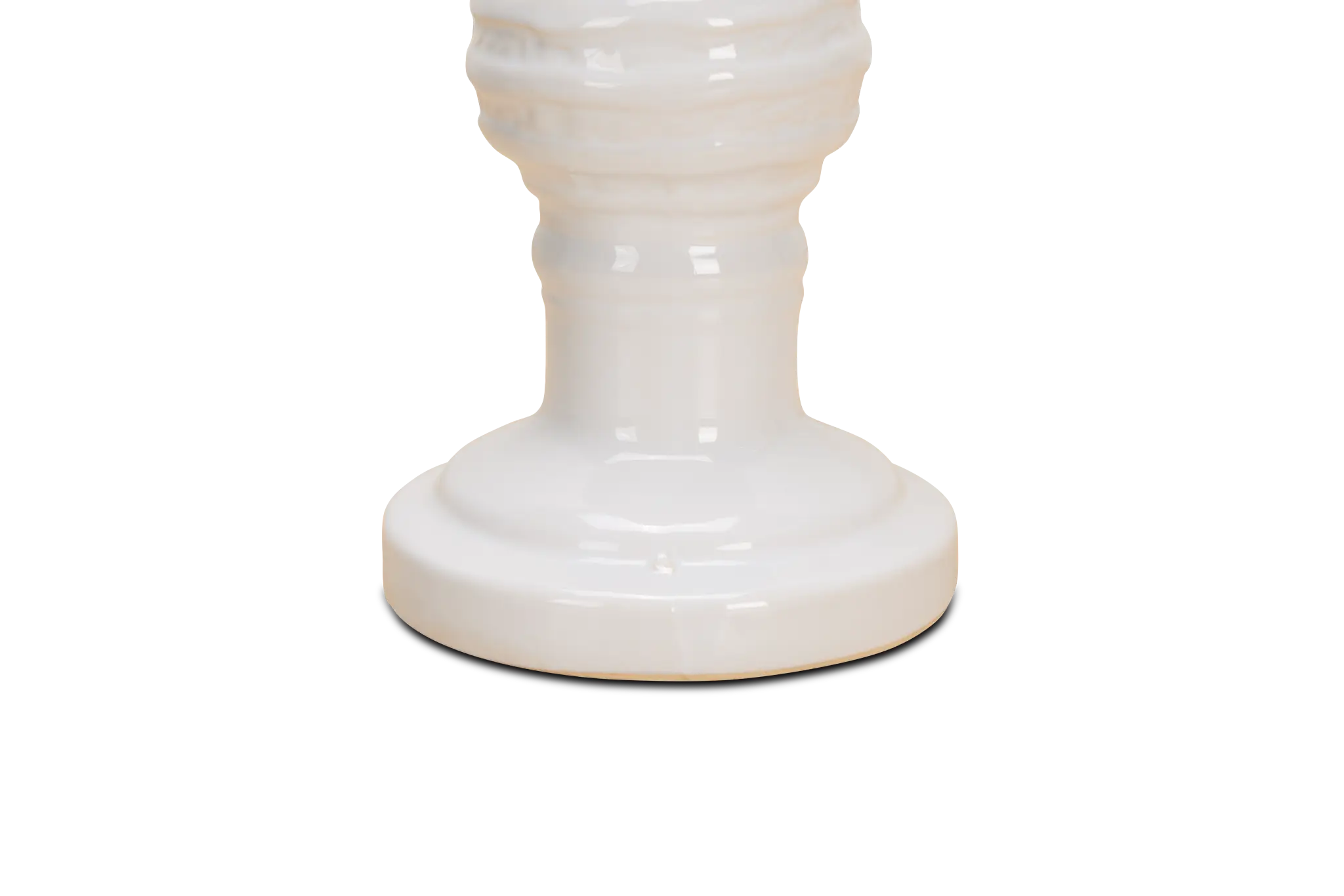 Eme White Stripe Candle Holder Eme White Stripe Candle Holder